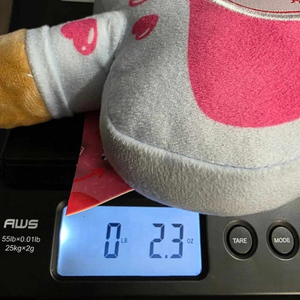 FuzzyYard Love Potion Dog Toy Unisex Pink Heart Squeaky Plush Batch no. 5‎